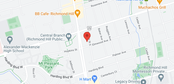 map of 182 CHURCH ST S